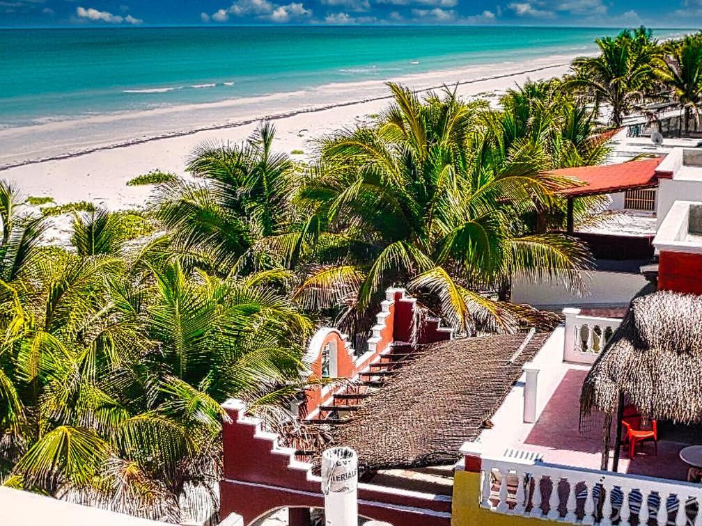 Beachfront Casa Maya Lodge El Cuyo Extérieur photo